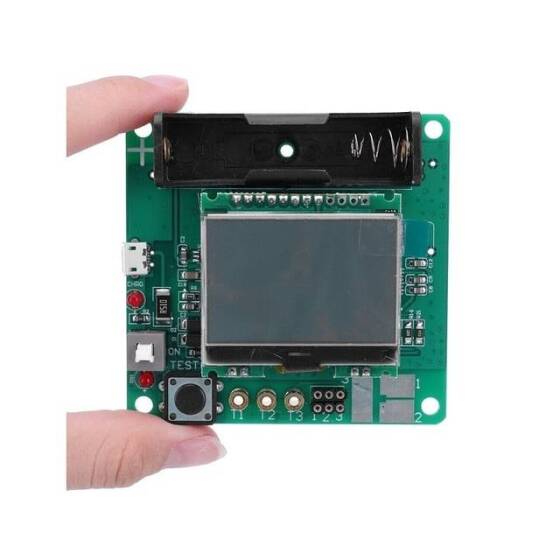 3.7V Version of Inductor Capacitor ESR Meter DIY MG328 Multifunction Transistor Tester - No Including Battery - 3