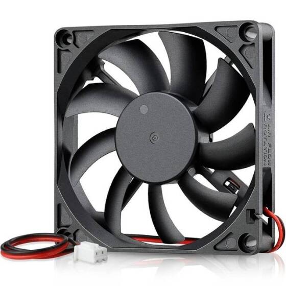 3F-85 8CM Chassis OvercLocking Fan-Curved Blade Design-Quiet Air Volume-To Improve Chassis Ventilation Size:80x80x25mm - 1