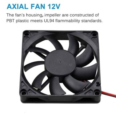 3F-85 8CM Chassis OvercLocking Fan-Curved Blade Design-Quiet Air Volume-To Improve Chassis Ventilation Size:80x80x25mm - 5