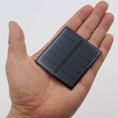 3V 120MA Glue Drop Solar Panel With Lead 15cm Size:55x55mm - 5