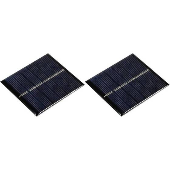 3V 150MA Glue Drop Solar Panel With Lead 15cm Size:60x55mm - 1