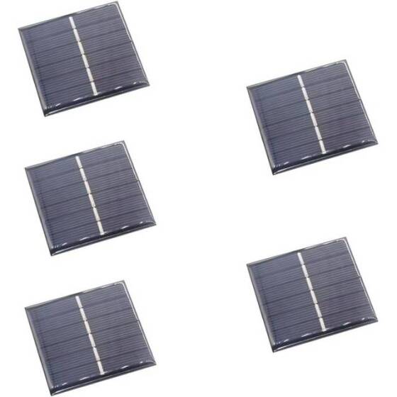 3V 400MA Polycrystalline Drop Solar Panel Size:110x92mm - 1