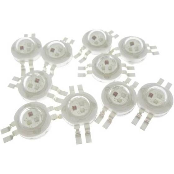 3W 4PIN SMD High Power LED Bulb RGB - 4