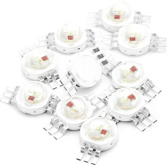 3W 6PIN SMD High Power LED Bulb RGB - 2