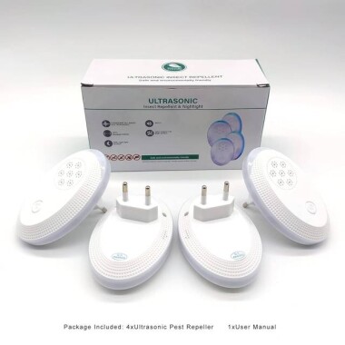3W Ultrasonic Electronic Pest Repeller US Plug - 4