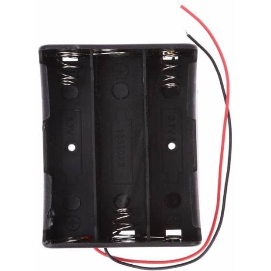 3x 18650 BLM Battery Holder With Wire Without Cover - 3