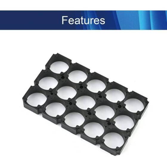 3x5 18650 Battery Holder With 18.5mm Bore Diameter - 4