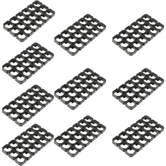 3x6 18650 Battery Holder With 18.5mm Bore Diameter - 1