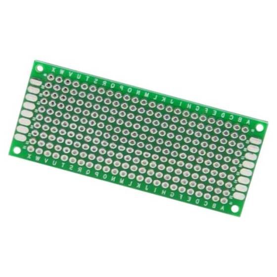 3x7cm Universal PCB Prototype Board Double-Sided 2.54mm Hole Pitch - 3