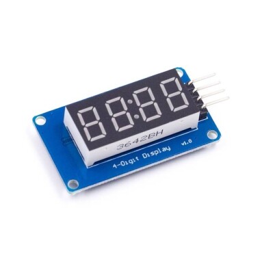 4 Bits TM1637 Red LED Display Module & Clock - 5