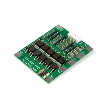 4 Series 30A 18650 Lithium Battery Protection Board 14.8V 16V with Cable - 4