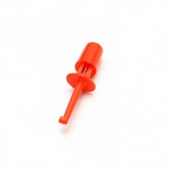 43mm Round Small Single Test Hook Clip Test Probe Red - 1