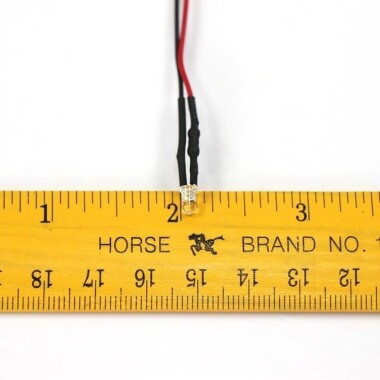 48-72V 3mm Warm White LED Indicator Light With 20cm Cable - 5