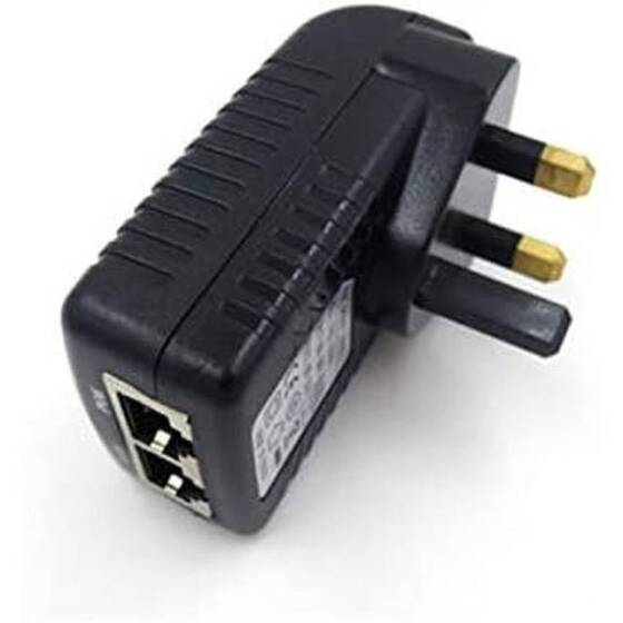 48V 0.5A 100M PoE Injector UK Plug - 4
