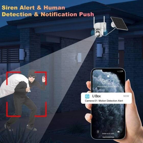 4G Solar Wireless WIFI Surveillance Camera - 3