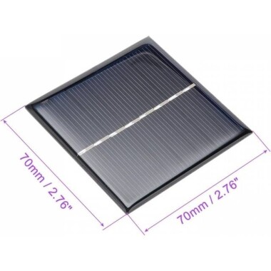 4V 100MA Solar Panel - DIY Drive Micro Motor Size:65x55mm - DIY Drive Micro Motor - 2
