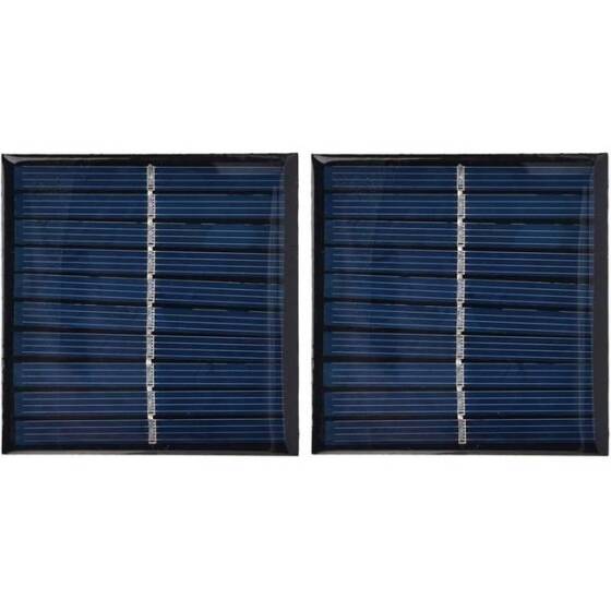 4V 140MA Glue Drop Polycrystalline Solar Panel Size:70x70mm - 1