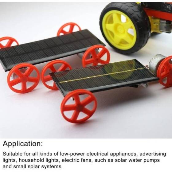 4V 200MA Solar Panel Size:80x80mm - DIY Drive Micro Motor - 5