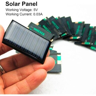 4V 30MA Solar Panel Size:55x45mm - DIY Drive Micro Motor - 3