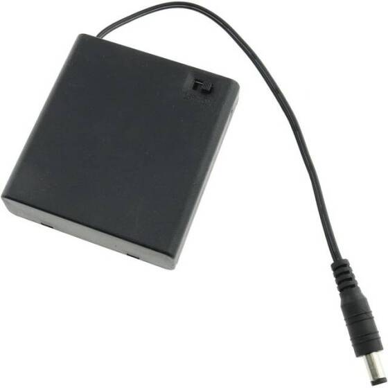 4x AA Battery Holder Box With 15cm Male Dupont Line Without Cover - 3