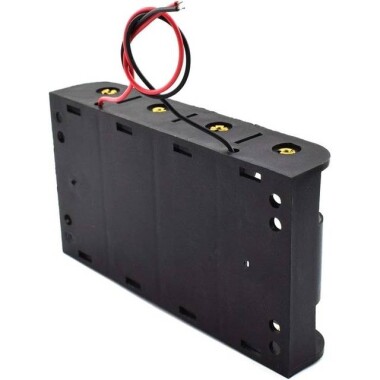 4x LR14 Battery Holder Box Without Cover - 2