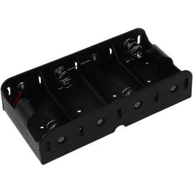 4x LR20 Battery Holder Box Without Cover - 4