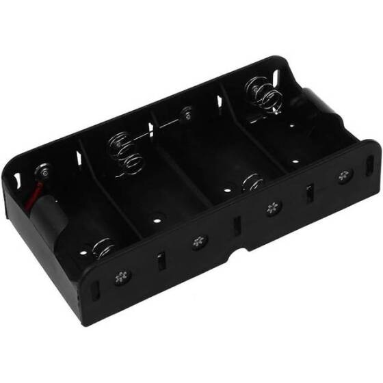 4x LR20 Battery Holder Box Without Cover - 4