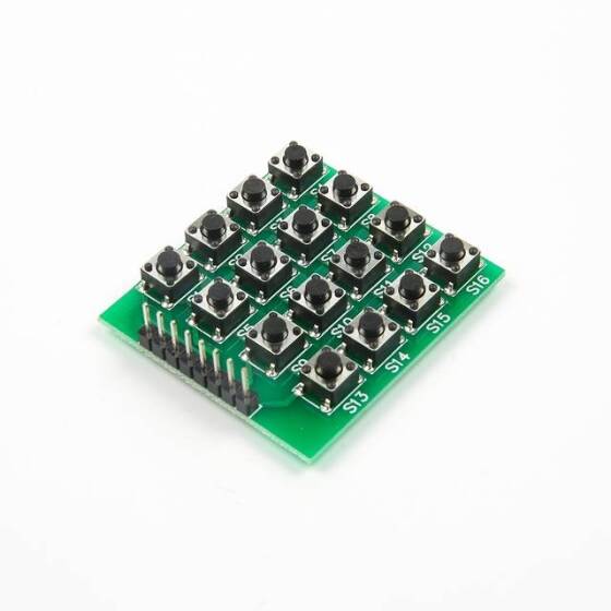 4x4 Matrix 16 Keypad Keyboard Module 16 Button Mcu - 4