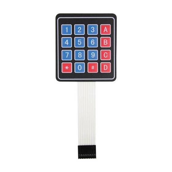 4x4 Membrane Switch Matrix Keypad - 1