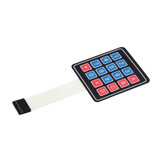 4x4 Membrane Switch Matrix Keypad - 3