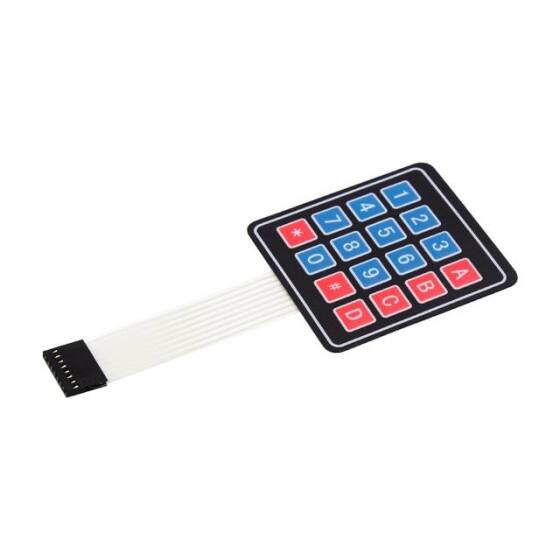 4x4 Membrane Switch Matrix Keypad - 4