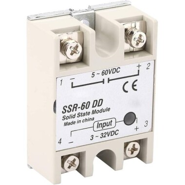 5-200V SSR-60DD Solid State Relay - 5