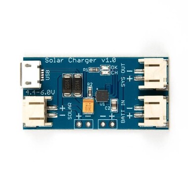 500mA Mini Solar Lipo Charger Board - 5