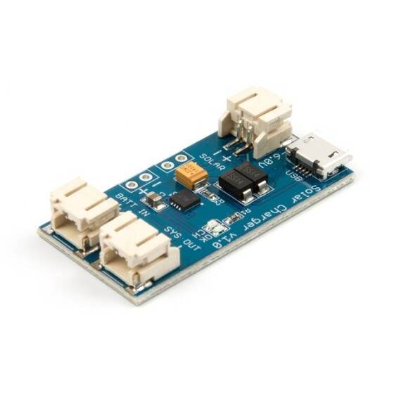 500mA Mini Solar Lipo Charger Board - 12