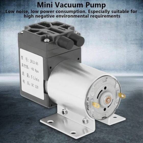 50BPM-12V 10L/Min Mini Electric Vacuum Pump - 2