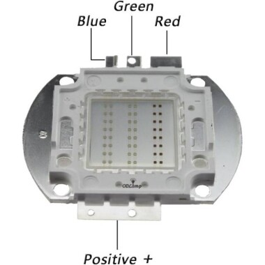 50W SMD High Power LED Bulb Yellow - 3