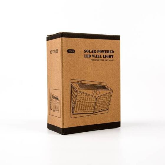 5.5V 1.43W 208Led Single Crystal Solar Body Sensing Outdoor Lamp - 2