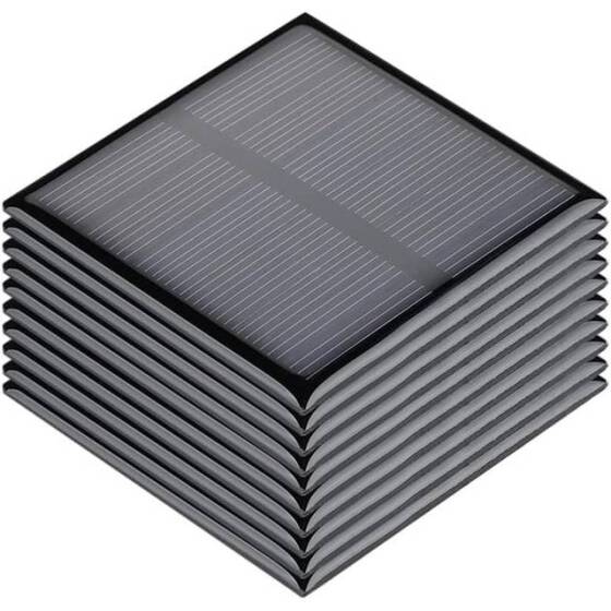 5.5V 80MA Glue Drop Polycrystalline Solar Panel Size:60x60mm - 1