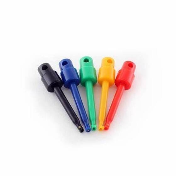 57mm Round Large Single Test Hook Clip Test Probe Red - 2