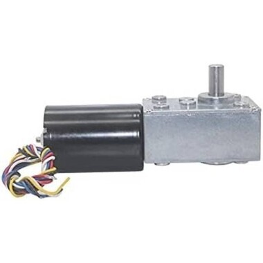 5840-3650.24V 80RPM Brushless DC Worm Gear Reduction Motor With Encoder - 2