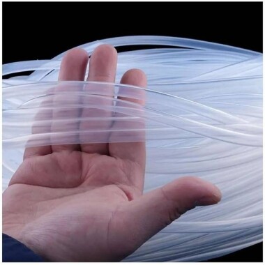 5Meters Transparent Silicone Tube Flexible Rubber Hose Drink Water Pipe Food Grade Connector ID 8mm X 10mm OD - 1