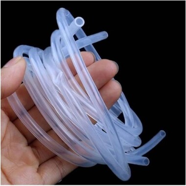 5Meters Transparent Silicone Tube Flexible Rubber Hose Drink Water Pipe Food Grade Connector ID 5mm X 6mm OD - 1