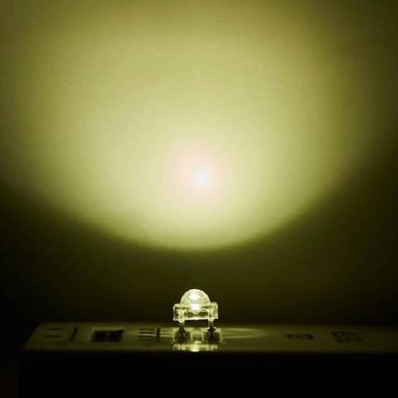 5mm Piranha 4 Pin Led Pure Green - 3