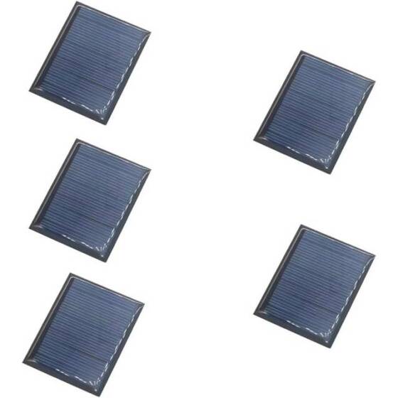 5V 175MA Glue Drop Polycrystalline Solar Panel Size:98x63mm - 1