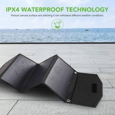 5V 30W Monocrystalline Solar Folding Solar Outdoor Mobile Phone Charging Board - 5