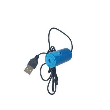 5V Blue Mute Sounds Mini Submersible Pump With USB - 3
