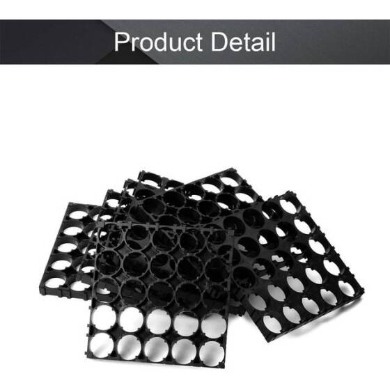 5x5 18650 Battery Holder With 18.5mm Bore Diameter - 4