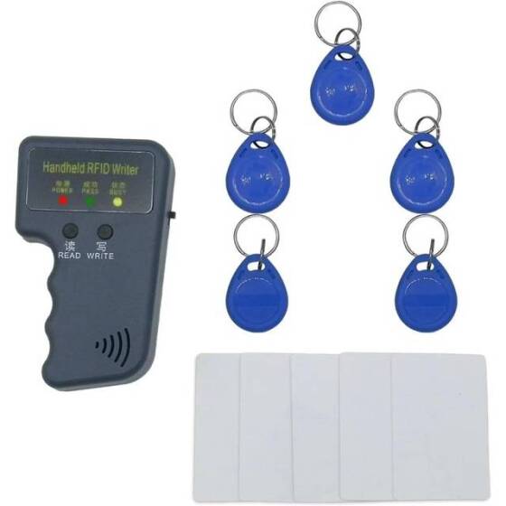 5YOA Handheld 125KHz T5577 CET5200 EM4305 RFID ID Card Key Copier/ Writer/ Tag Reader/DuplicaTor Machine Without Battery Size:71x117x31mm - 1