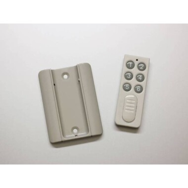 6 Key 433mhz 2260 Chip Wireless Remote Control With Pedestal - With Battery - 1