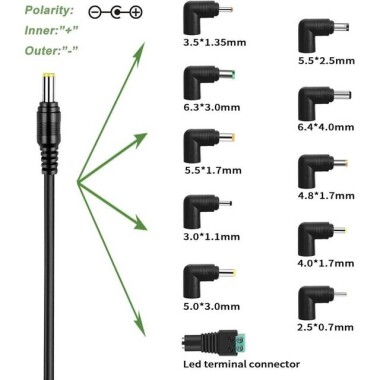 60W 24V 2.5A Super Thin Plastic Case Led Special Power Supply With Wire - 3